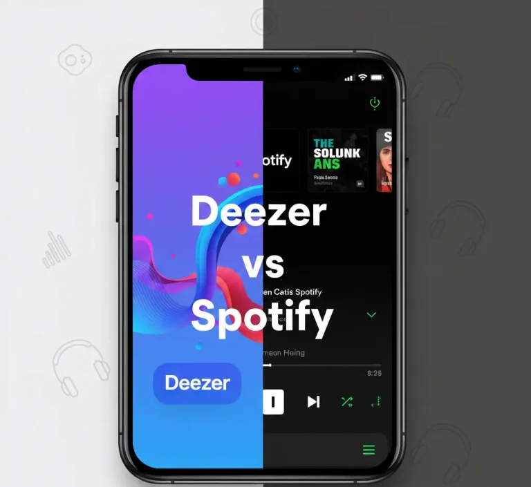 Deezer vs Spotify: Which is Better for India? 14 Deezer vs Spotify comparison showing app interface and music streaming features for users in India