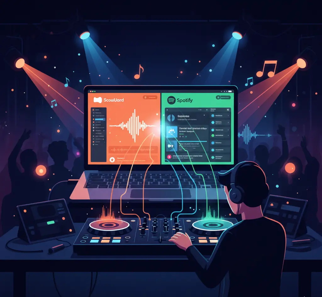 SoundCloud vs Spotify for DJs and underground music