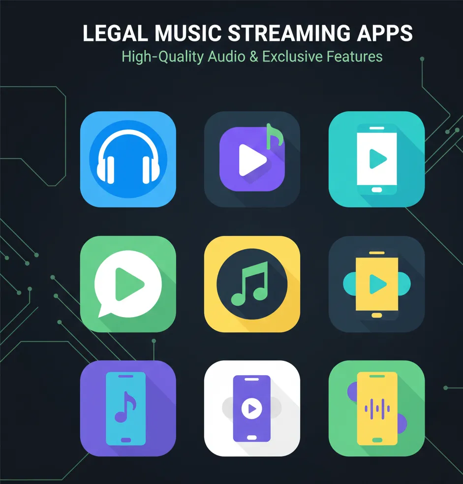 Legal music streaming alternatives to Spotify MOD APK in India